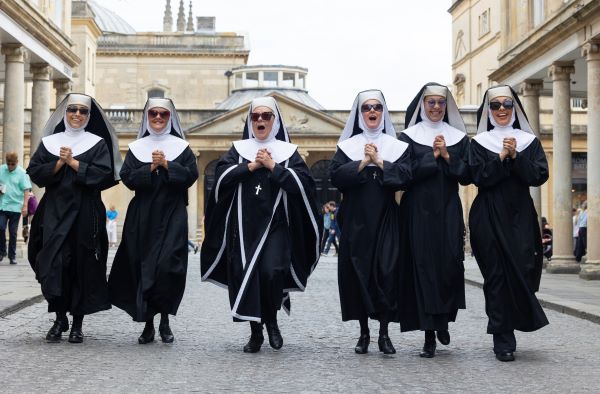 Nuns on the run! Wendi Peters and the 'Sister Act' cast take Bath by storm