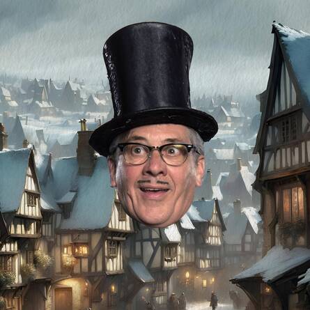 Count Arthur Strong is Charles Dickens in ‘A Christmas Carol’