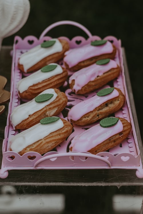 MINI ECLAIRS Recipe bath