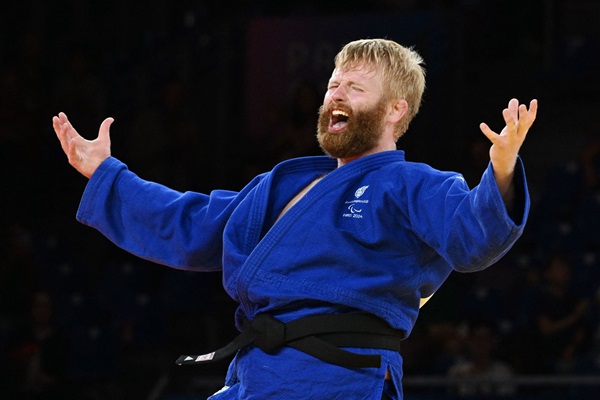  Chris Hunt Skelley MBE who won a bronze medal in the Para Judo +90kg weight class at the Paris 2024 Paralympics