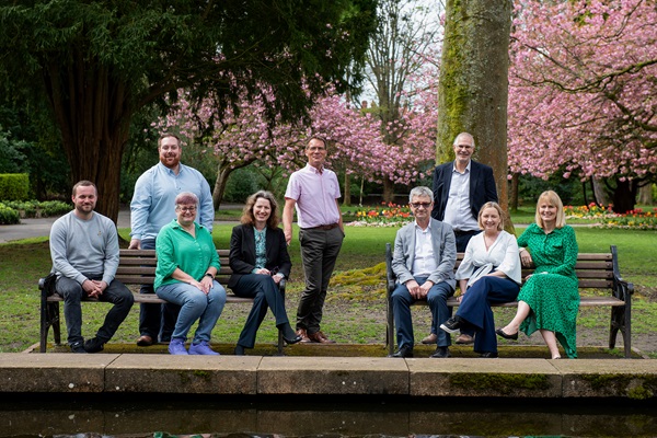 Members of Haines Watts Employer Services. They are from camera left to camera rightâ€¦â€¦seated â€“ Michael Webb of Haines Watts, Fiona Scott, Mandy Paterson, Rob Perks, Louise Skittrall and Nynke Hunter.  Standing, l to r, Andrew Wilkinson, Jason Parrington and Mike Lloyd.