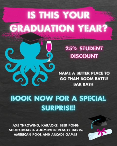 Client Image: Boom Battle Bar Grad Offer